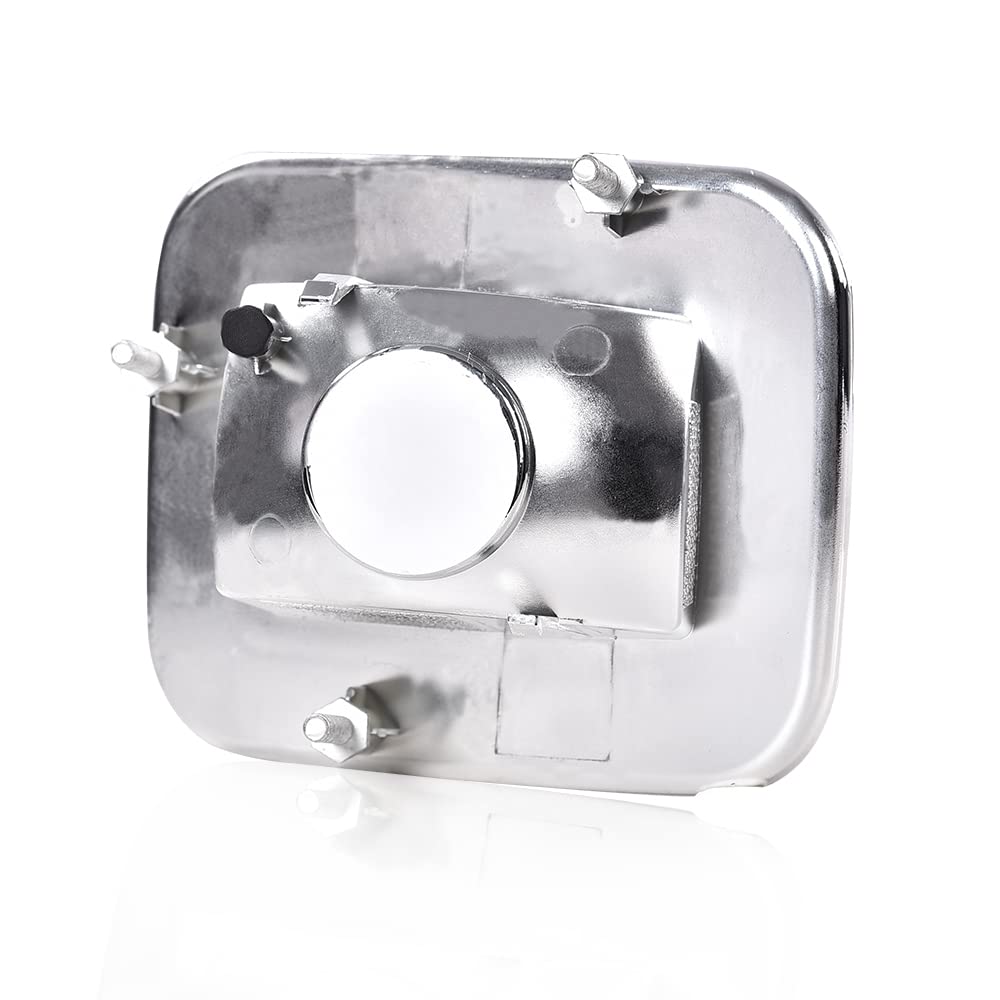 G-PLUS Front Clear Chrome Parking Signal Light Set Compatible with 2003-2008 H2 Hummer 2005-2008 H2 SUT White 844176006196