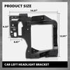 G-PLUS Headlight Bracket Right Side Compatible with Jeep Cherokee 2014-2018 Black 68227484AA