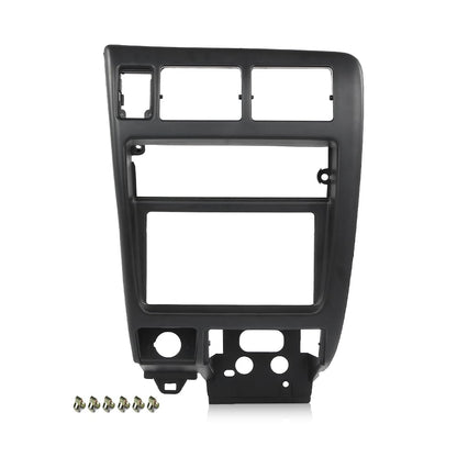 G-PLUS Center Dash Climate Control Radio Bezel Trim Compatible with Toyota Tacoma 1998-2004 Black Dashboard Panel
