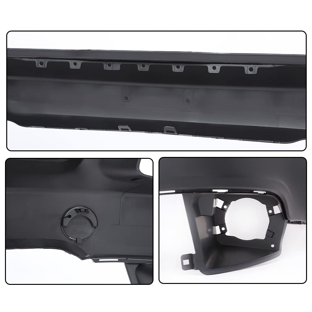 G-PLUS Front Upper Bumper Cover Compatible with Jeep Cherokee 2014 2015 2016 2017 2018, Not Fit Trailhawk Models, 5NJ52TZZAB CH1014112, Primered Black