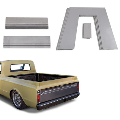 G-PLUS Weld on Lowering Truck Under Bed Frame 10" Tall Step C Notch Kit 2" Wide
