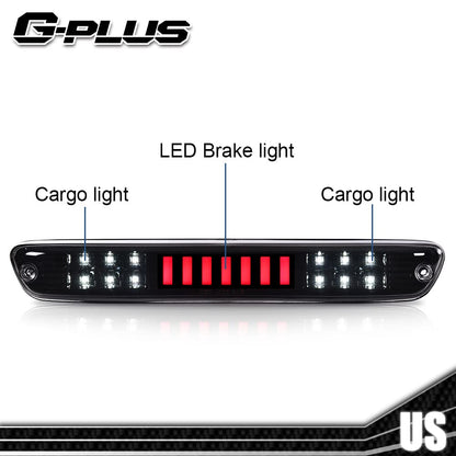 G-PLUS Car Tail Light Rear Third Stop I Brake Light Lamp Compatible with 2004-2012 Chevy Colorado/GMC Canyon 2006-2008 Isuzu I-Series 15286505 25971002 25821852