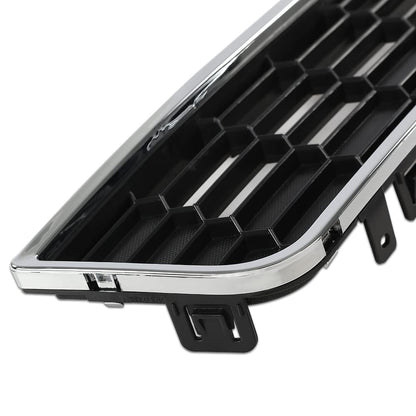 G-PLUS Front Upper Bumper Grille Grill Chrome Compatible with 2012-2016 Chevy Sonic 95215846 Bumper Grille Trim