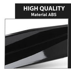 G-PLUS Side Skirts Extension for Chevy Corvette C8 Stingray 2020-2023 Gloss Black Additional Angle