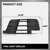 G-PLUS Pair Front Bumper Lower Grille Fog Light Grill Covers, Compatible with Audi Q7 S-Line 2016-2019, LH Driver & RH Passenger Side 2PCS, 4M0807681D, 4M0807682D