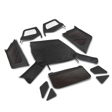 G-PLUS Soft Top for Jeep Wrangler JK Unlimited 2-Door 2007-2009 Tinted Window Black