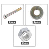 G-PLUS Radiator Core Support Mounting Kit Compatible with Chevy GMC Truck 1981-1987/ Chevy Blazer, Jimmy, Suburban, Crew Cab/Dually 1981-1991 81-16025