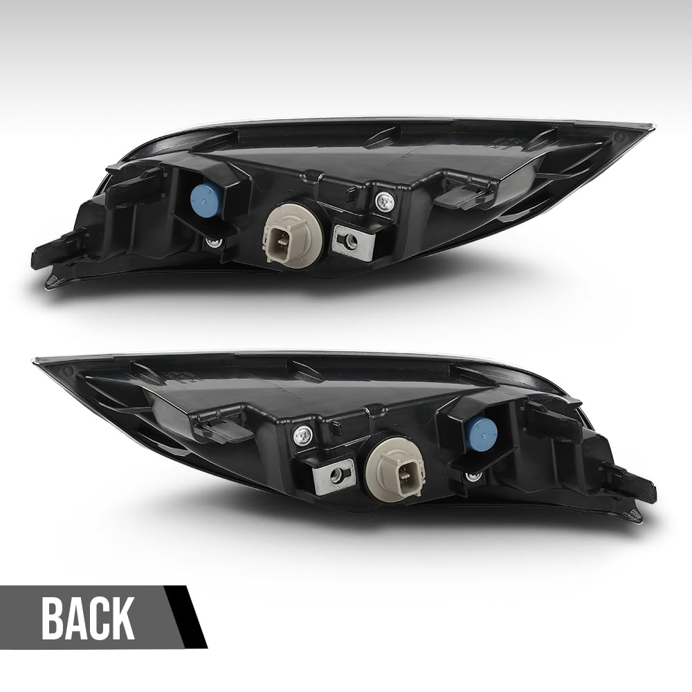 G-PLUS Turn Signal Light Kit Front Left Right with Bulbs Compatible with LX GX460 Sport Utility 4-Door 2014-2019 8151160591-PFM, 8151060591 Black