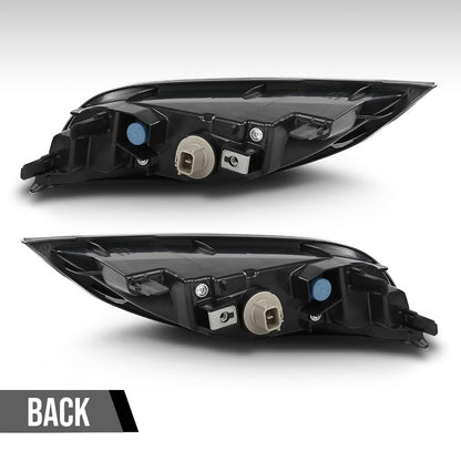 G-PLUS Turn Signal Light Kit Front Left Right with Bulbs Compatible with LX GX460 Sport Utility 4-Door 2014-2019 8151160591-PFM, 8151060591 Black