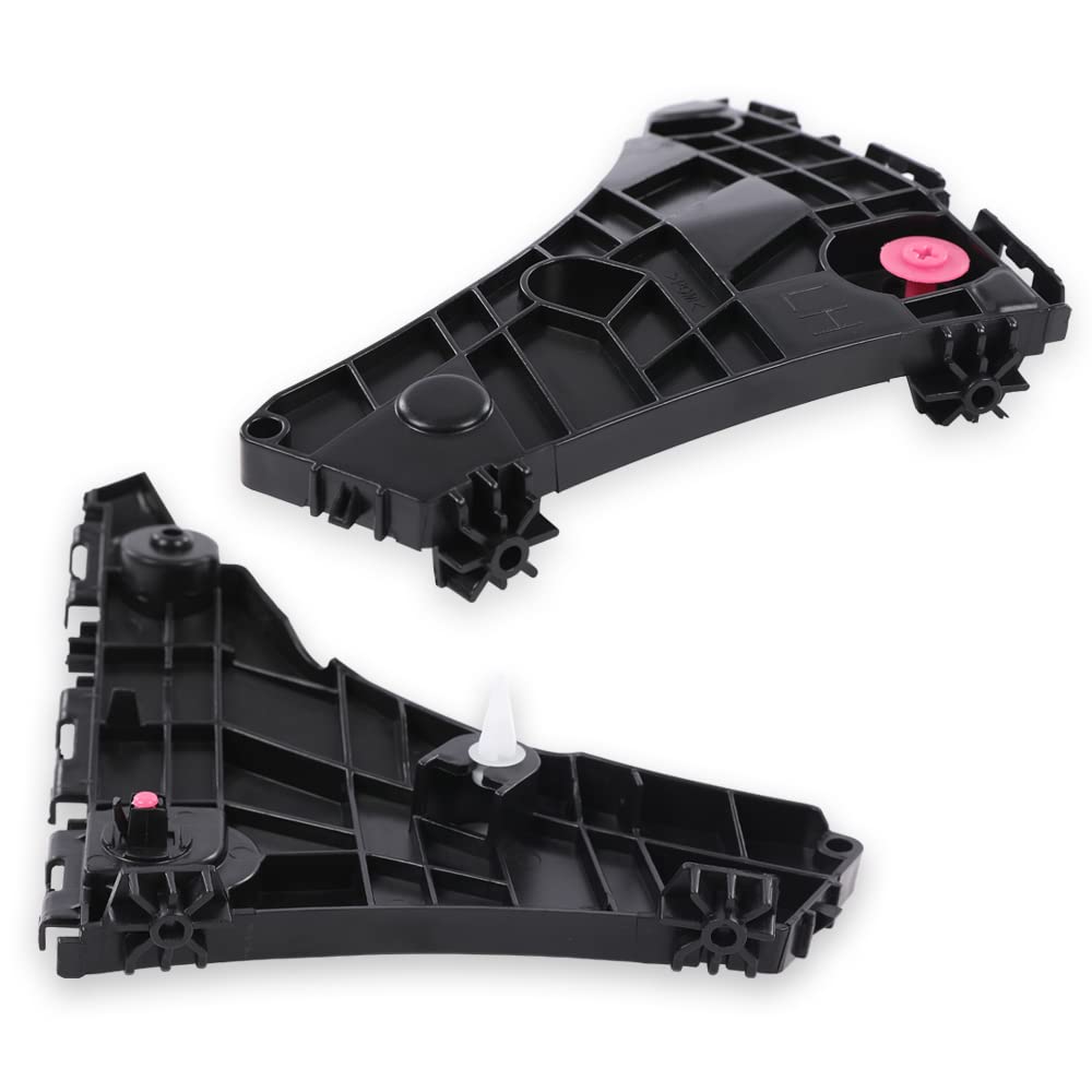 G-PLUS Front Bumper Brackets Compatible with Toyota Tundra 2014 2015 2016 2017 2018 2019 2020 2021 Black Driver & Passenger Side Bumper Bracket Retainer