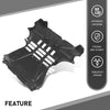 G-PLUS Front Engine Splash Shield Compatible with Smart Fortwo 2010-2013 SM1228100, 4516840018, 45168-40018 Black