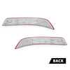 G-PLUS Pair Rear Bumper Reflector Light, Compatible with Benz GL-Class X164 GL350 GL450 GL550 2010-2012, Left & Right Side 2PCS, 1648200974, 1648201074