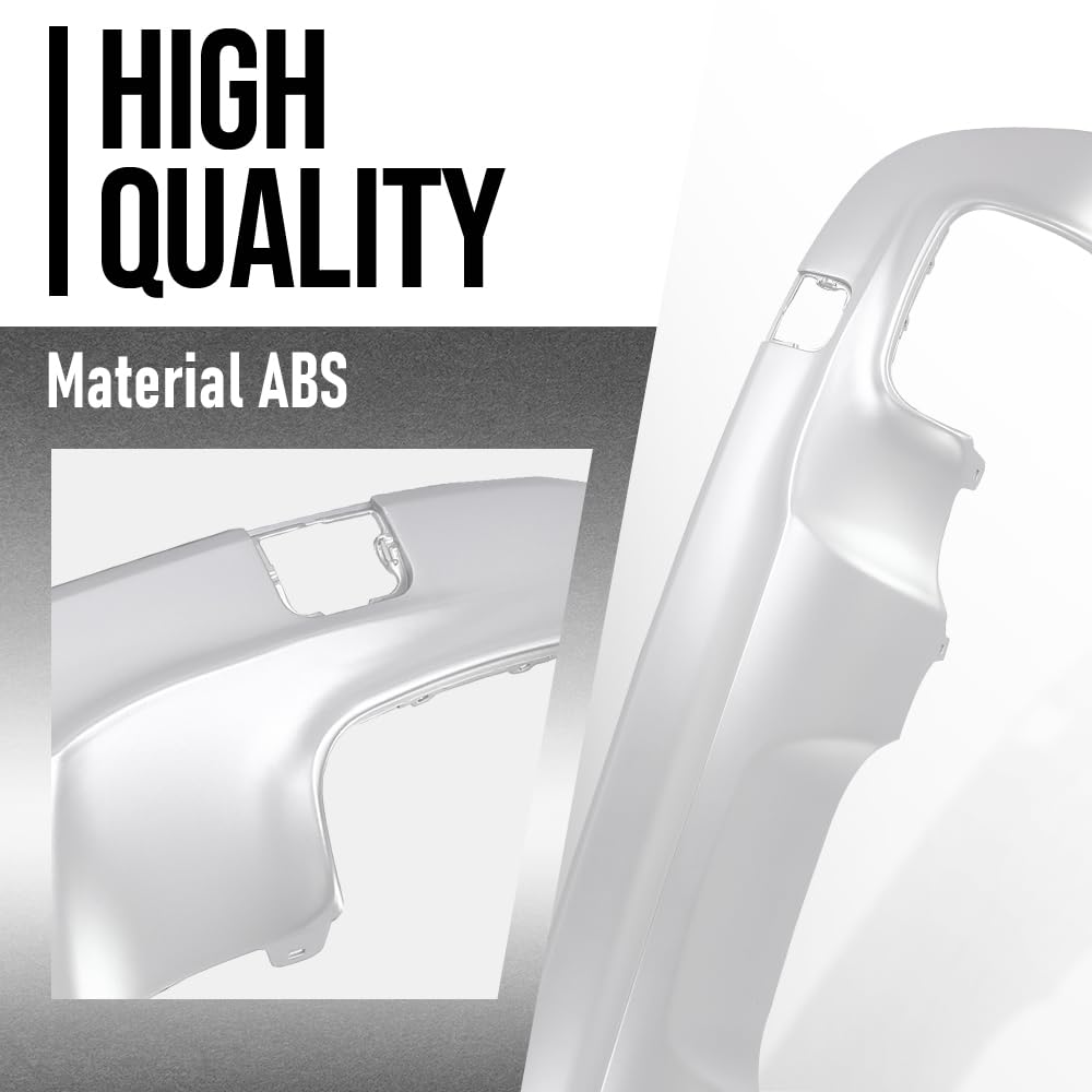 G-PLUS Rear Lower Bumper Valance Panel Compatible with Benz GLA250 (submodel: 4Matic, Base) 2015 2016 2017, Not Fit Models With AMG Style Bumper 1568850925 Silver