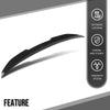 G-PLUS Rear Trunk Spoiler Wing Compatible with BMW 4 Series F32 Coupe Models 440i 430i 428i 2014 2015 2016 2017 2018 2019 2020 Spoiler Carbon Fiber Black