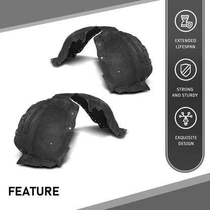 G-PLUS Pair Front Fender Liner Inner, Compatible with Ford Escape SE Sport Hybrid 2020/ Ford Escape 2020-2021, LH Driver & RH Passenger 2PCS, LJ6Z16102F, LJ6Z16103F