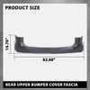 G-PLUS Rear Upper Bumper Cover Fascia, Compatible with Ford Explorer 2018-2019, FO1114110, 187-10303, JB5Z17K835ACPTM