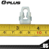 G-PLUS Body Side Fender Door Box Belt Molding Trim Clips 10pcs ZE Compatible with Dodge Ram 77-90