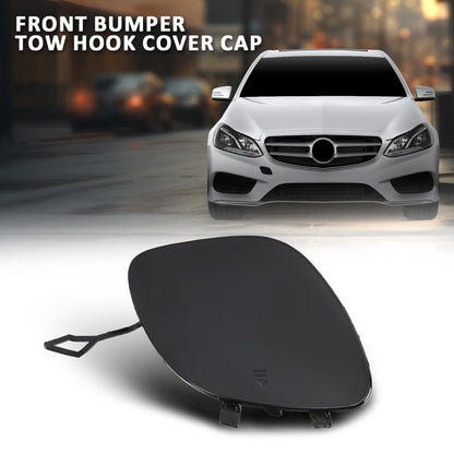 G-PLUS Front Bumper Tow Hook Cover Cap Compatible with Benz W212 E-Class E200 E250 E300 E350 E400 E500 E550 Sedan & Wagon 2014-2016,Not Fit For Cars With AMG Front Bumper 2128850526