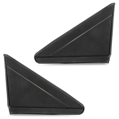 G-PLUS Mirror Flag Applique w/o Trim Compatible with Chrysler Town & Country 2008-2016 Mini Passenger Van/Fit Dodge Grand Caravan 2008-2020 LH & RH Exterior Side View Mirror Triangle Trim