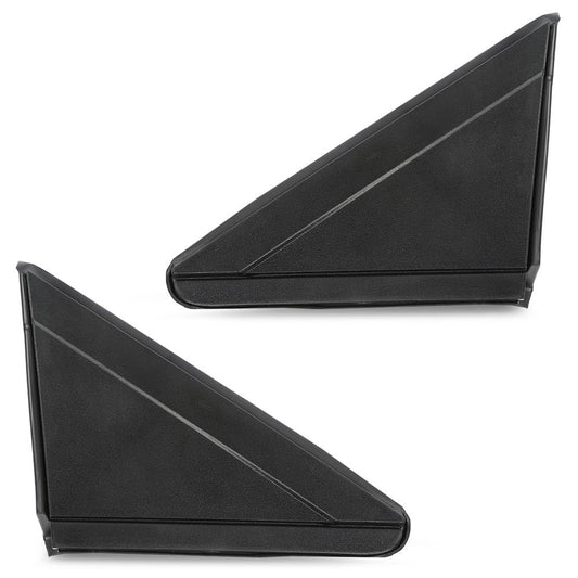 G-PLUS Mirror Flag Applique w/o Trim Compatible with Chrysler Town & Country 2008-2016 Mini Passenger Van/Fit Dodge Grand Caravan 2008-2020 LH & RH Exterior Side View Mirror Triangle Trim
