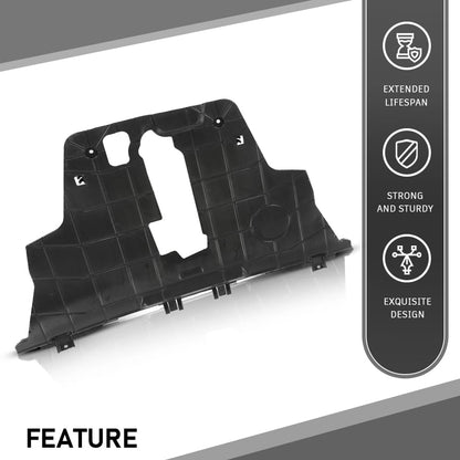 G-PLUS Lower Engine Splash Shield Under Guard Cover Compatible with Fiat 500X 2016-2018, Fit Jeep Renegade 2015-2018 CH1228133, 68420672AA, 68248089AA Black