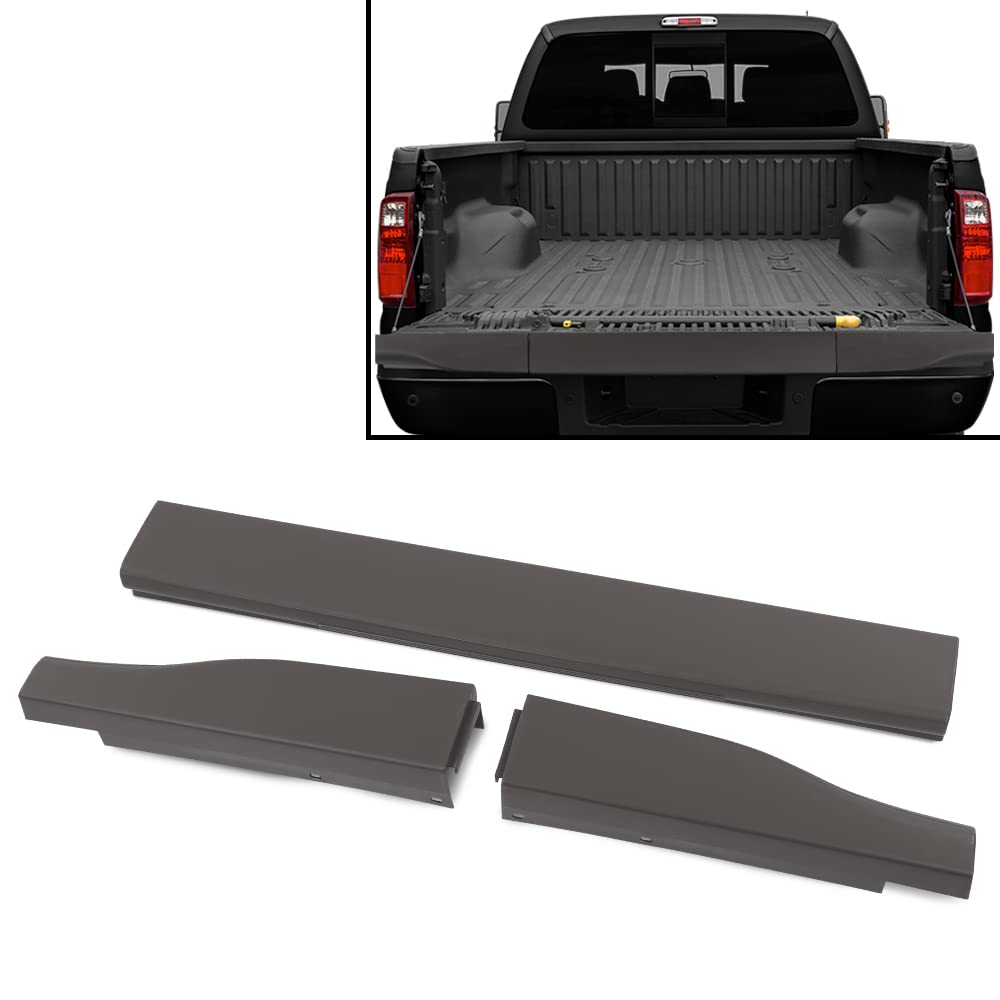 G-PLUS Tailgate Molding 3pc Set Compatible with 2011-2016 Ford F250 & F350 Super Duty King Ranch