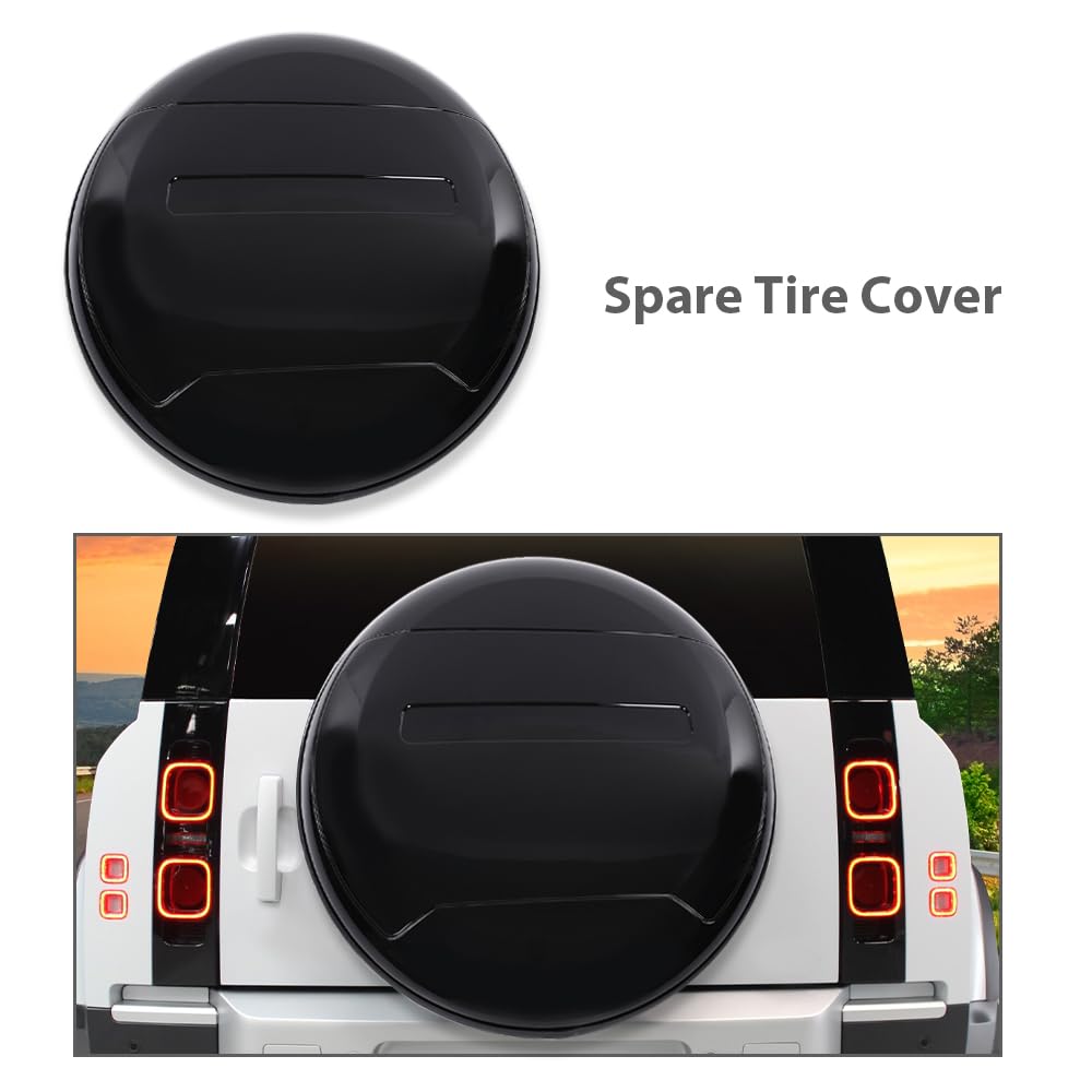 G-PLUS Spare Tire Cover ABS Plastic Wheel Compatible with 2020-2023 Land Rover Defender