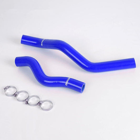 G-PLUS Silicone Radiator Hose Pipe Kit Clamps, Compatible With 2001-2005 Honda Civic D17 1.7L, Blue