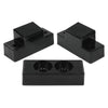 G-PLUS Black Hood Bumper Set Compatible with Hummer Humvee Replaces Factory #1233888, 12338896