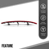 G-PLUS Rear Bumper Reflector Lamp Right Side Compatible with Tesla Model 3 2017-2023 1077407-00-F, 107740700F Red