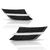 G-PLUS Front Bumper Grille Black Chrome Left and Right Compatible with Toyota RAV4 2013-2015 TO1200361, TO1200360