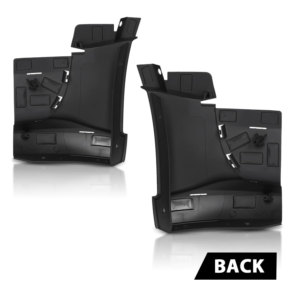 G-PLUS Front Bumper Lower Wheelhouse Liner Bracket Left+Right Compatible with Tesla Model 3 2017-2022 1084175-00-D, 1084177-00-D Black