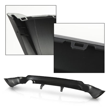 G-PLUS Lower Rear Bumper Cover w/o Tow Textured Compatible with Jeep Grand Cherokee 2011-2021 (For Models with 3.6L Single Exhaust & without Tow Package)