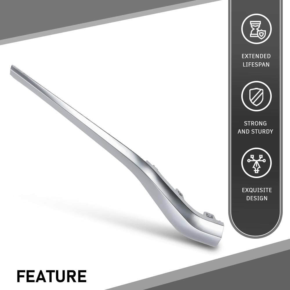 G-PLUS Front Bumper Center Molding Trim Right Passenger Side Compatible with Hyundai Santa Fe 2021-2023 86596S1600 86596-S1600