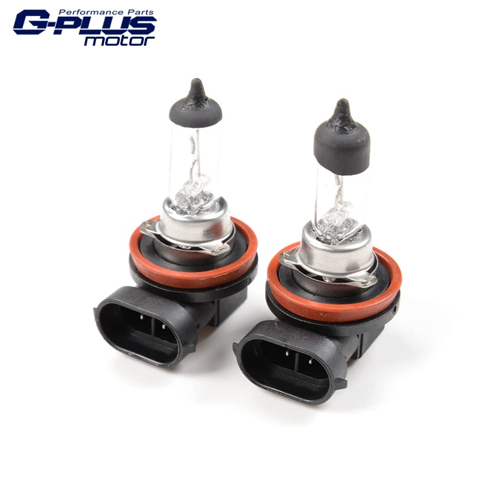 G-PLUS Compatible with Toyota Vios Yaris Belta Sedan 2013 2014 2015 2016 Front Bumper Driving Fog Light Lamps Assembly With H11 Bulbs Switch Wiring Kit Pairs