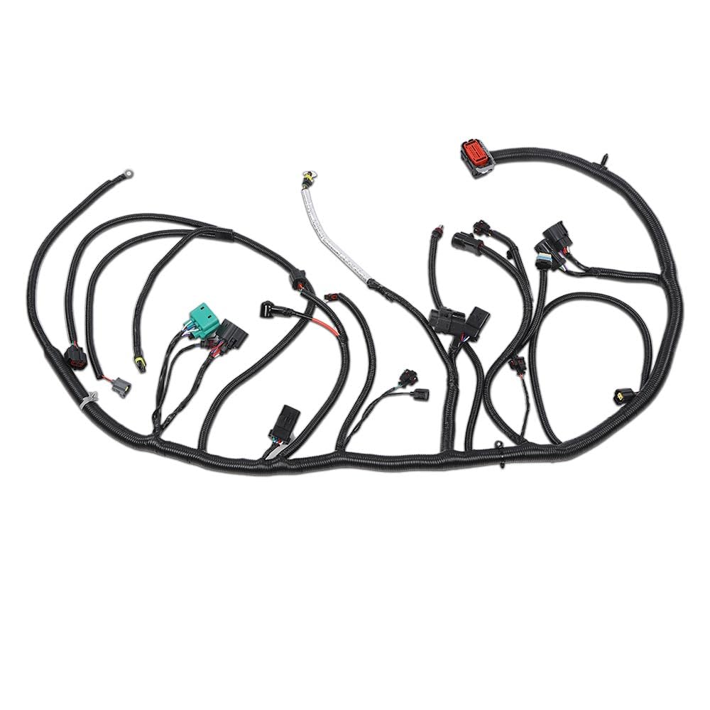 G-PLUS Engine Wiring Harness Compatible with 2005 2006 2007 Ford F250 F350 F450 F550 Super Duty 6.0L Diesel Engine (Only fit for 11/4/2004 and later build),5C3Z-12B637-BA, 5C3Z12B637BA, D450-637-BA-M7
