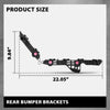 G-PLUS Pair Rear Bumper Brackets Support, Compatible with Toyota Camry 2018-2024, Left Driver & Right Passenger Side 2PCS, 5257606160, 5257506160