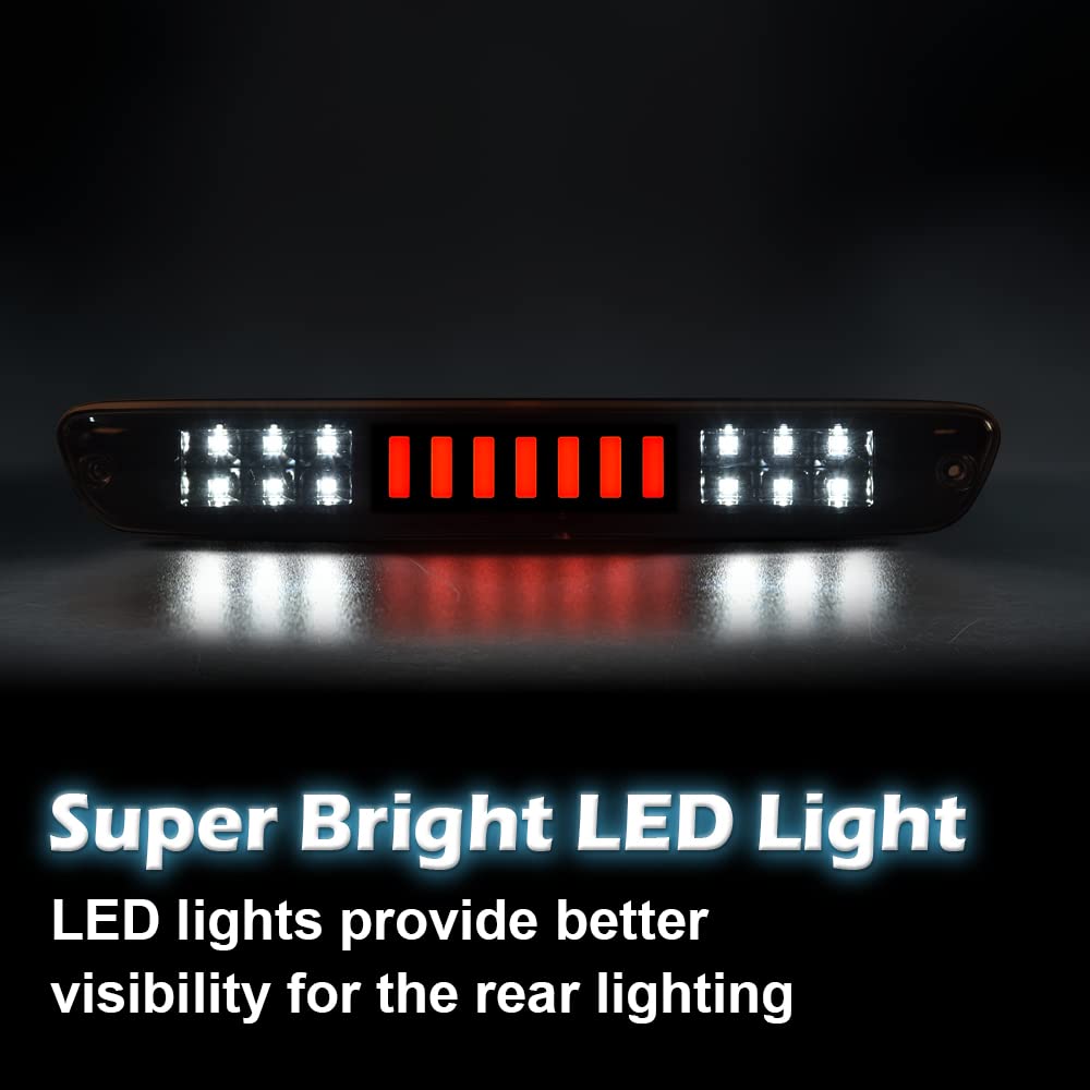 G-PLUS Car Tail Light Rear Third Stop I Brake Light Lamp Compatible with 2004-2012 Chevy Colorado/GMC Canyon 2006-2008 Isuzu I-Series 15286505 25971002 25821852