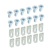 G-PLUS GM Body Side Belt Fender Compatible with Most Models Door Quarter Vinyl Top Molding Trim Clips & Studs A Set of 12 Clips