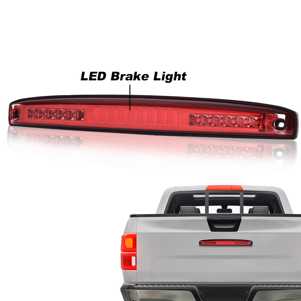 G-PLUS LED Tailgate High Mounted Brake Light Compatible with 2003-2006 Dodge Ram 2500 3500 Rear Center Tailgate Lamp I Brake Light Replacement 05086509AA