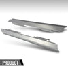 G-PLUS Outer Rocker Panels Compatible with 2009-2014 Ford F150 4 Door Crew Cab silvery