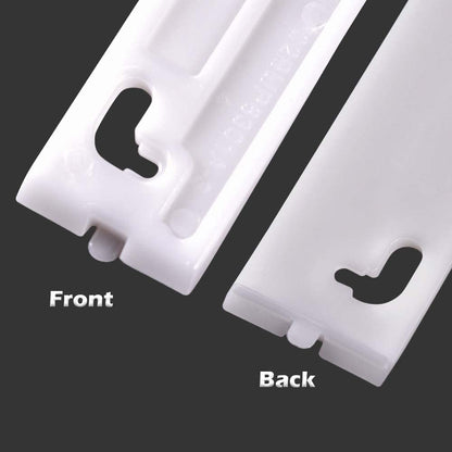 G-PLUS Door Trim Molding Retaining Clip Lower Chrome Compatible with Oldsmobile Cutlass 1981-1988 Clip Mounting Retainer Kit 5 PCS