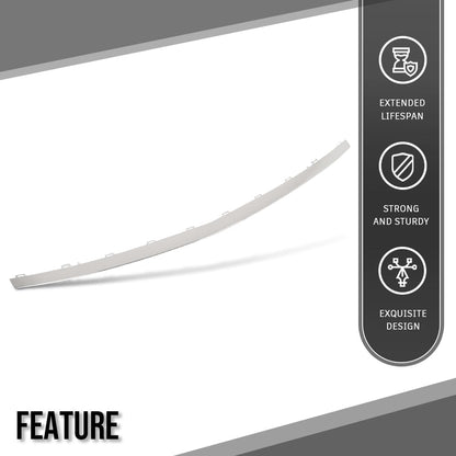 G-PLUS Front Bumper Face Bar Trim Lower Molding Fit Benz E400 4Matic Coupe/Base 2017-2018, Fit Benz E450 Base 2019-2020 2138857000, MB1044130 Silver