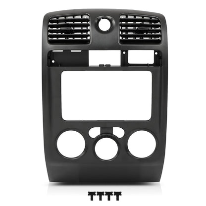 G-PLUS Radio Dash Bezel Trim Panel Compatible with Chevy Colorado GMC Canyon 2004-2012 Black
