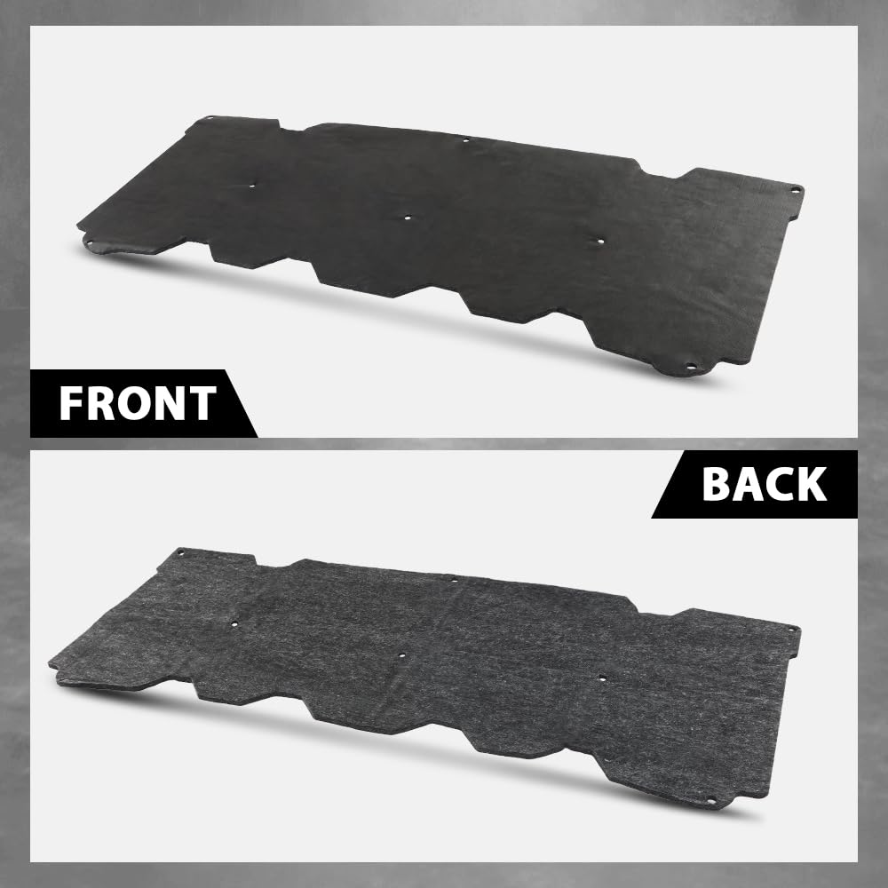 G-PLUS Hood Insulation Pad 1/2" with Clips Compatible with GMC Pick-Up Trucks 2007-2013, Not Fit Chevy Trucks