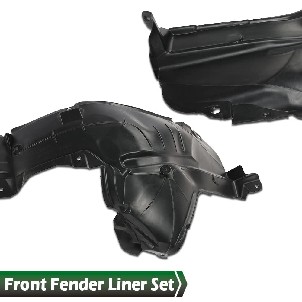 G-PLUS Fender Liner Splash Shield Compatible with Nissan Altima Sedan 2013 638403TA0A 638413TA0A NI1248131 NI1249131