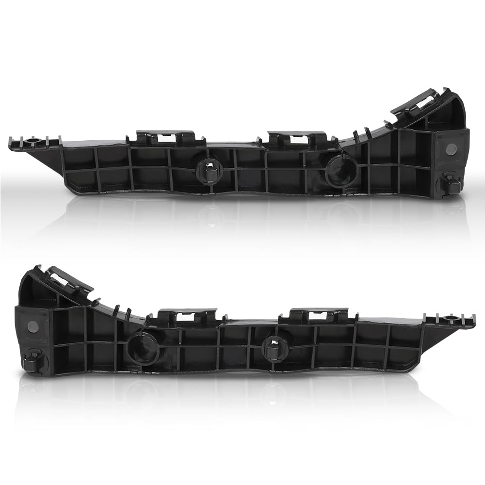 G-PLUS Bumper Bracket Front 2pcs Compatible with LX ES350 Base 2007-2012 Front Left Driver and Right Passenger Side Bumper Support Bracket Set 5214533050 LX1043107 5214633050 LX1042107 Black