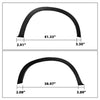 G-PLUS Fender Flares, Compatible with BMW X5 E70 With 20" / 21" Wheel Models Only 2007-2013, [Do Not Fit M Models], Arch Extension Wheel Extended Protector Smooth Black 4pcs