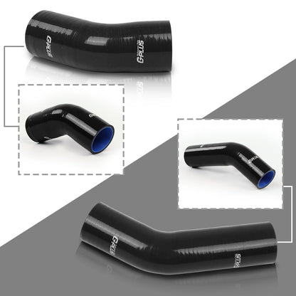 G-PLUS Black Radiator Hose Set Fit for HMMWV & Humvee 12339160 12339159 12339162 12340046