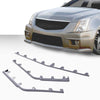 G-PLUS Front Bumper Molding Trim Kit Compatible with Cadillac CTS V Model 2009-2015 Front Bumper Trim Gray-3 Pieces 25882978 GM1044116 Grey